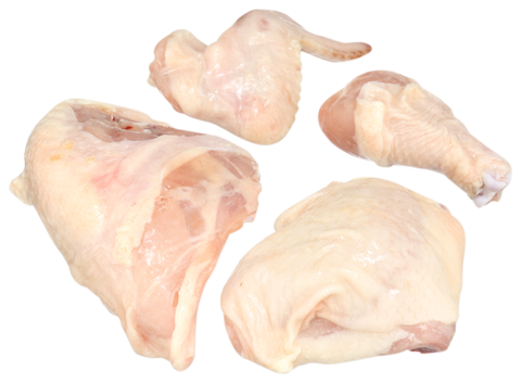 Chicken 8-piece Cut Ice Glazed Uncooked 1582-0928