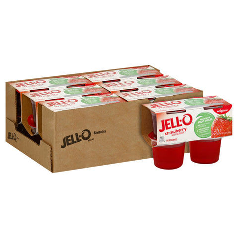 Jell O Strawberry Gelatin, 3.38 ounce -- 24 per case