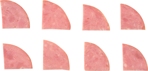 Tyson Bonici Sliced and Quartered Ham - Topping, 5 Pound -- 2 per case.