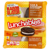 Lunchables LUNCHABLES HAM & AMERICAN CHEESE