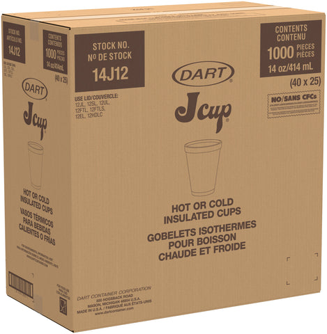 Cup Foam White 14 Oz