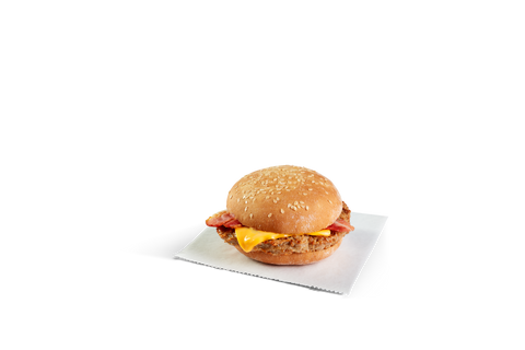 Advance Pierre Jumbo Bacon Cheeseburger, 6 Ounce -- 12 per case.