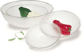 Carlisle BOWL SALAD PLASTIC PEBBLED CLEAR 8