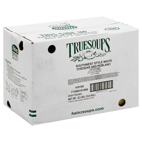 True Soups Ready To Heat White Cheddar and Poblano Soup, 8 Pound -- 4 per case