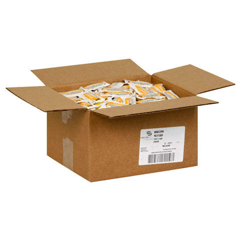 Portion Pack Single Serve Mustard, 5.5 Gram -- 500 per case