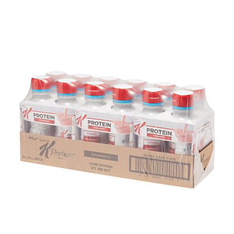 Kelloggs Special K Strawberry Protein Liquid Shake, 10 Fluid Ounce -- 12 per case.