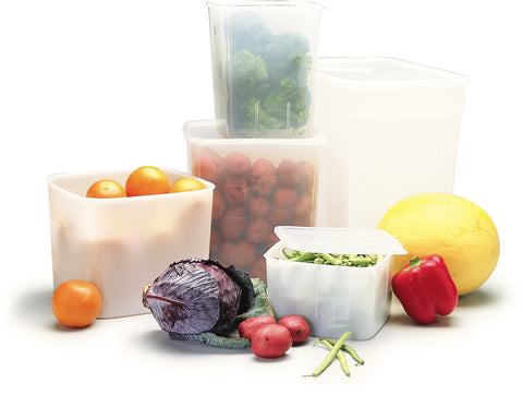 StorPlus™ CONTAINER PLASTIC SEE THRU SQUARE TRANSLUCENT 2 QT