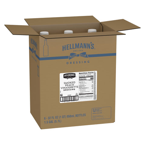 Hellmann's® DRESSING VINAIGRETTE SMOKED PEACH SALAD BAR BOTTLE