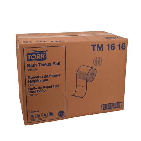 Tissue Bath Roll White 2-ply 3.8x4.5