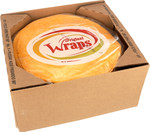 Tortilla Flour Pressed Cheddar Cheese 12