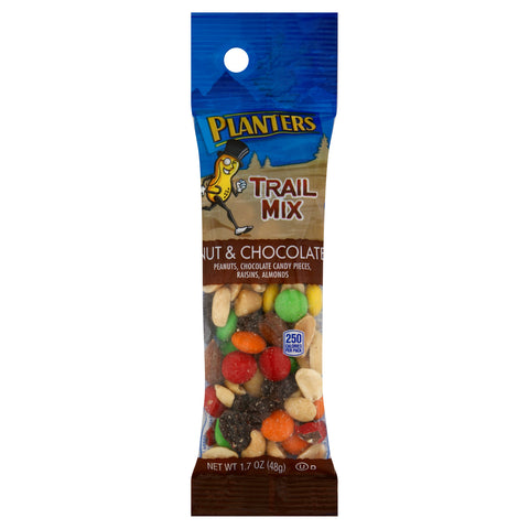 Planters SNACK TRAIL MIX PLANTERS TUBE CHOCOLATE