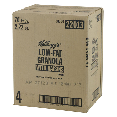 Low Fat Granola With Raisins 70 Per Case 2.22 Ounce Each