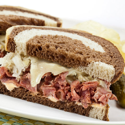 Advance Food Break Away Corned Beef, 4 Ounce -- 48 per case.