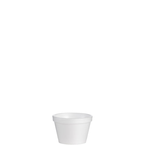Dart CONTAINER FOAM SQUAT WHITE 3.5 OZ