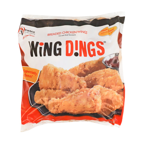 Chicken Wing 1st & 2nd Section Small Marinated Breaded Cooked Oven Reheating