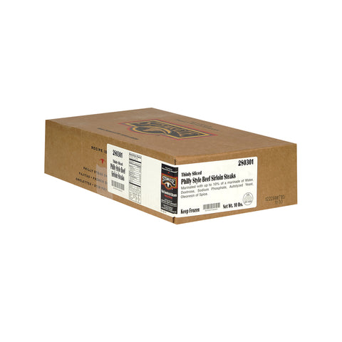 Steak-Eze® BEEF SIRLOIN FLAT STEAK LIGHTLY MARINATED 3 OZ 10000080301