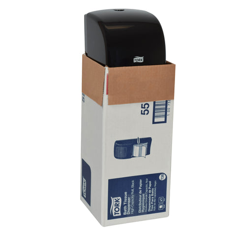 Tork® DISPENSER BATH TISSUE ROLL HIGH CAPACITY BLACK