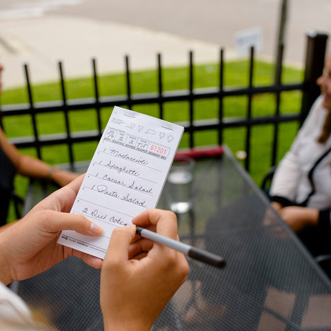 Guest Check Waiter Pad 1 Part Paper