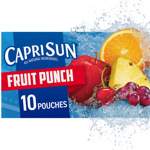 Caprisun Soft Drink Ready To Drink Variety Pack, 1 pouch -- 40 pouch per case.