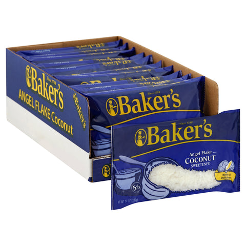 Baker's Sweetened Angel Flake Coconut, 14 Ounce -- 10 per case