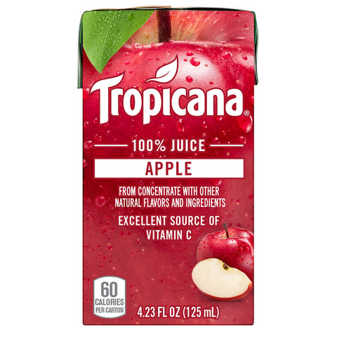 Tropicana JUICE APPLE 100% BOX