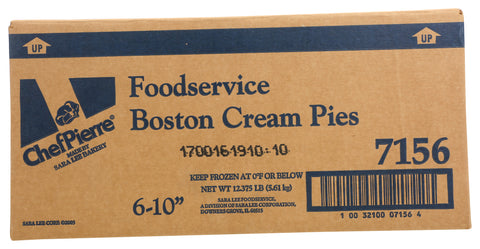 Chef Pierre PIE BOSTON CREAM TRADITIONAL W/ DOMES 10